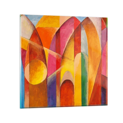 Obraz na skle - Katedrála slnka - 40x40 cm