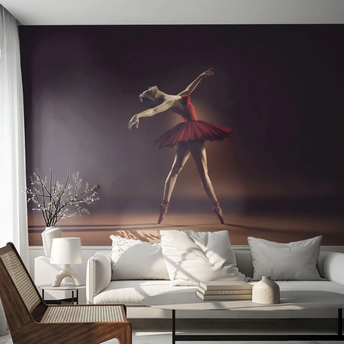 Samolepiaca Fototapeta Deluxe Sticker - Prima balerína - Balerína, Tancujte, balet - 250x175 cm