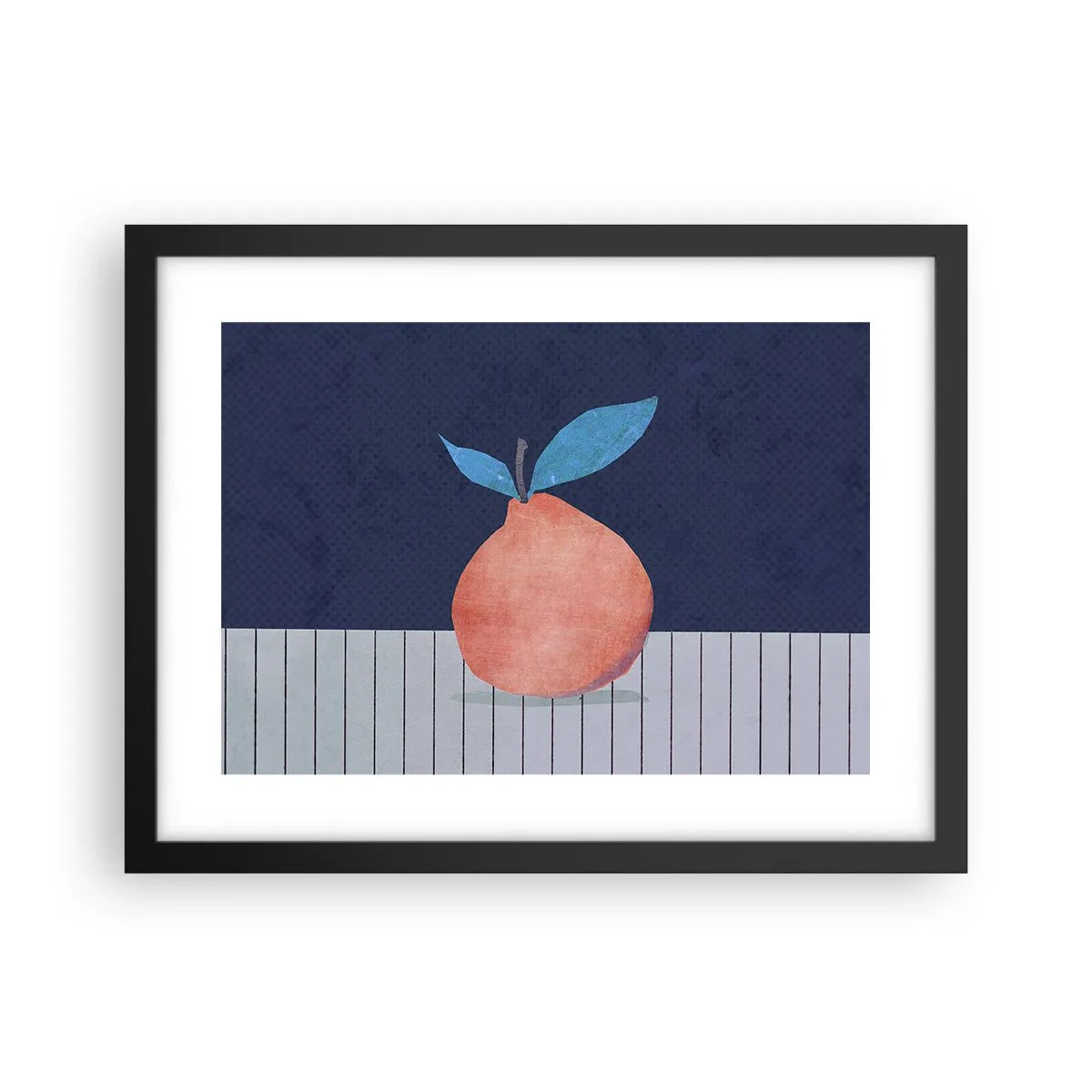Plagát v čiernom ráme - Konvexita a rovina - 40x30 cm
