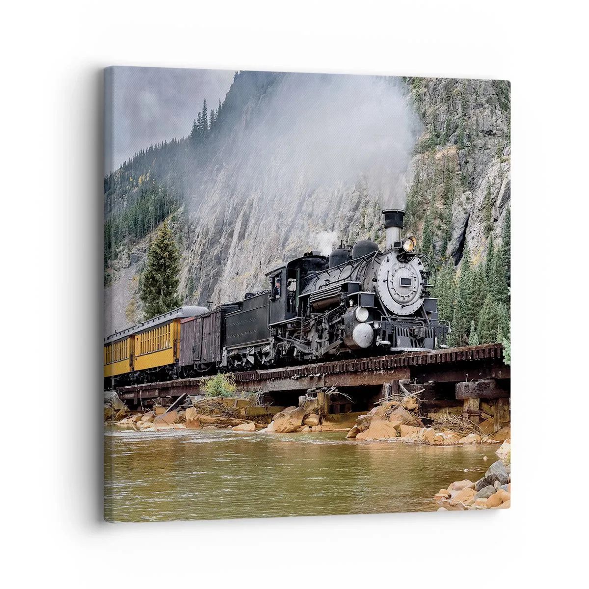 Obraz na plátne - A kam to? Kam? - 30x30 cm