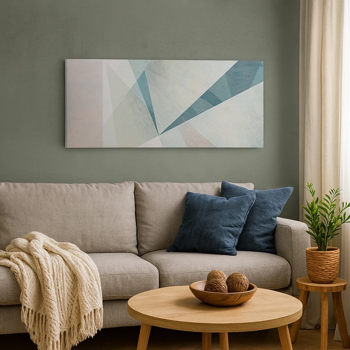 Obraz na plátne - V kľude, ale dynamicky - 30x30 cm