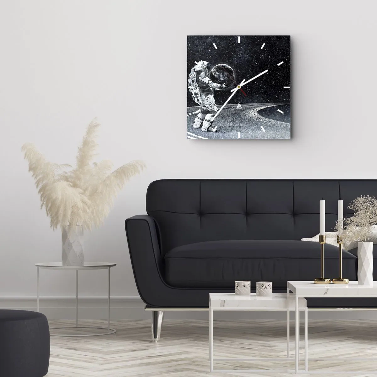 Nástenné hodiny - Na Mliečnej dráhe - 30x30 cm