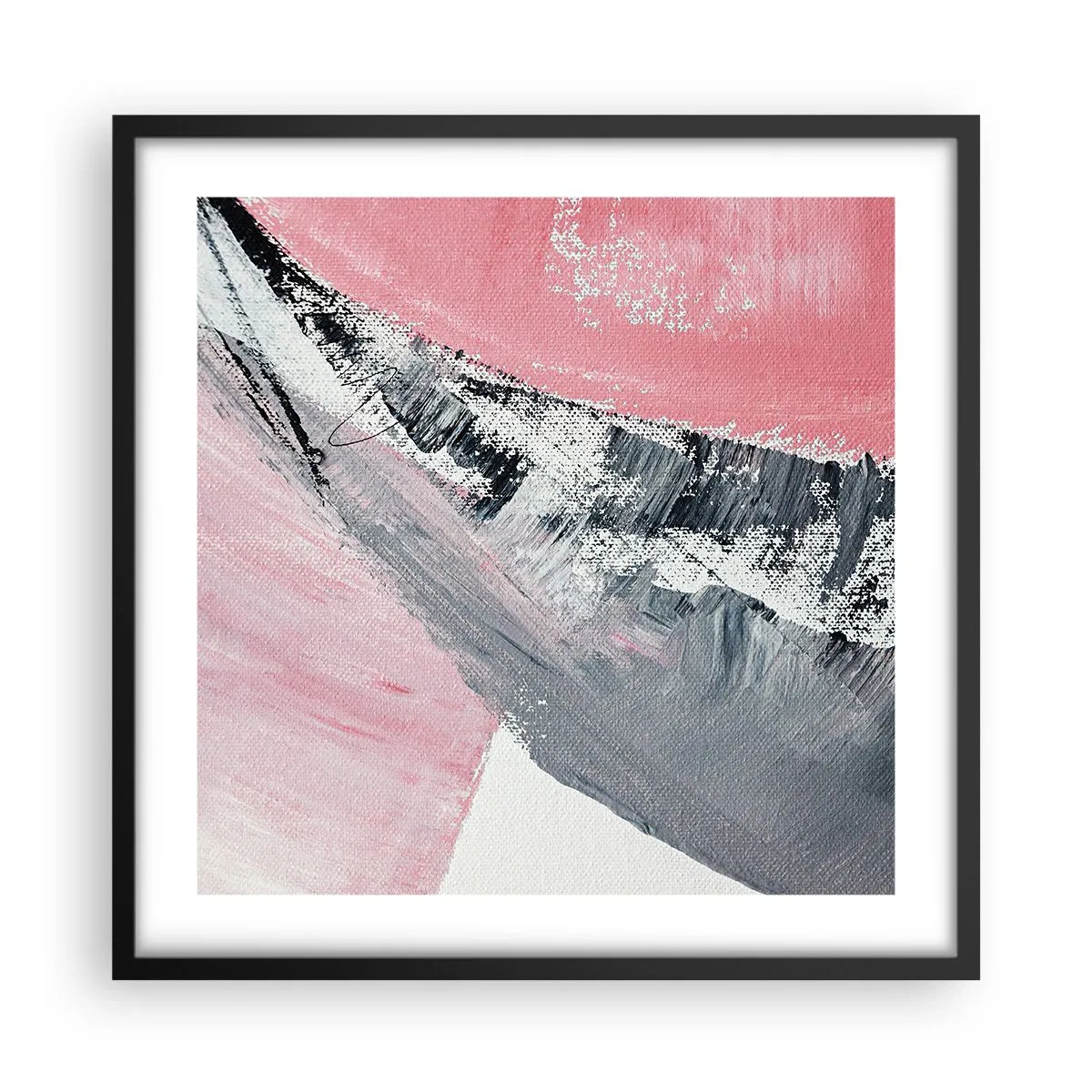 Plagát v čiernom ráme - Zladená kompozícia - 50x50 cm