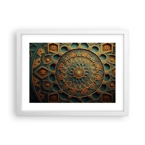 Plagát v bielom ráme - V arabskom štýle - 40x30 cm