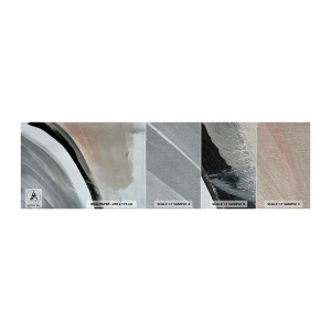 Vzorka fototapety Premium Canvas - Kompozícia: čierny a šedý oblúk - Abstrakcia, Kus, Moderné umenie - 100x30 cm