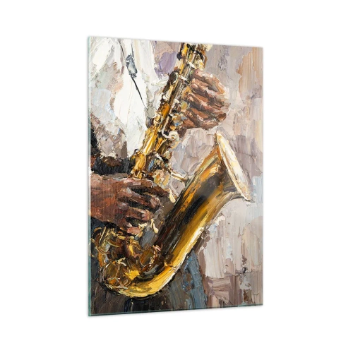 Obraz na skle - Čas na sólovú hru - 50x70 cm