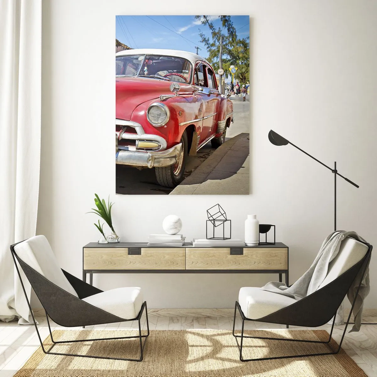 Obraz na skle - Ešte len na Kube - 50x70 cm