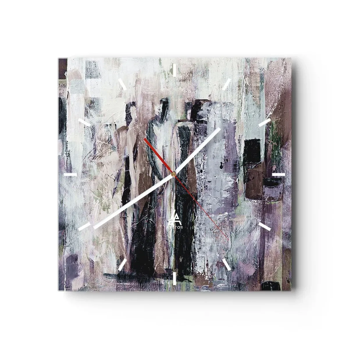 Nástenné hodiny - Tajomná trojica - 40x40 cm