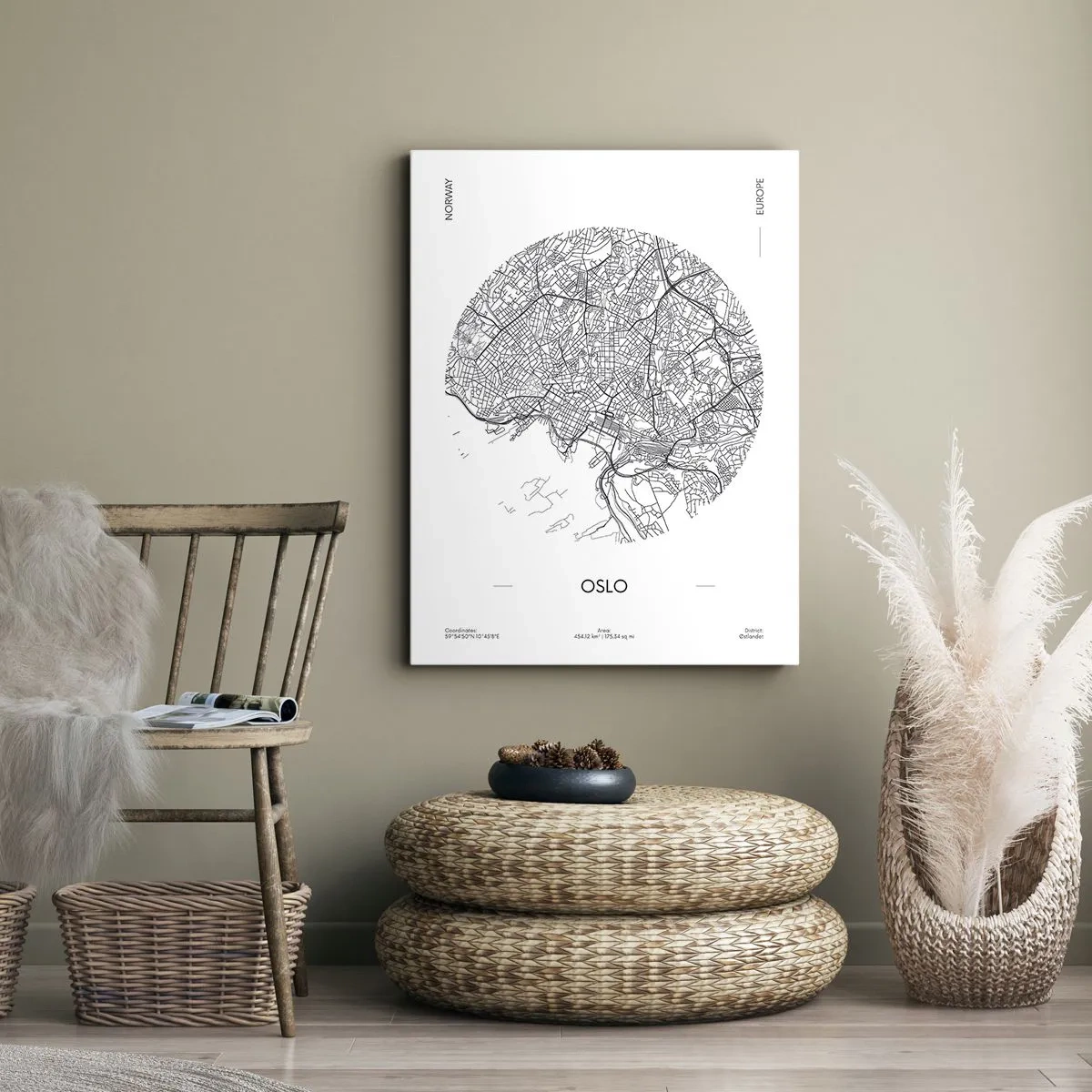 Obraz na plátne - Anatómia Osla - 45x80 cm