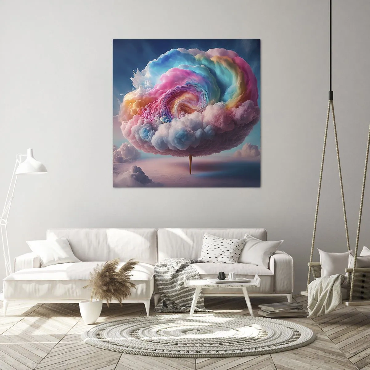 Obraz na plátne - Sen o zábavnom parku - 40x40 cm