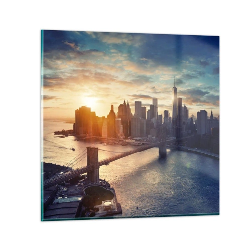 Obraz na skle - Pomník kultúry Západu - 40x40 cm