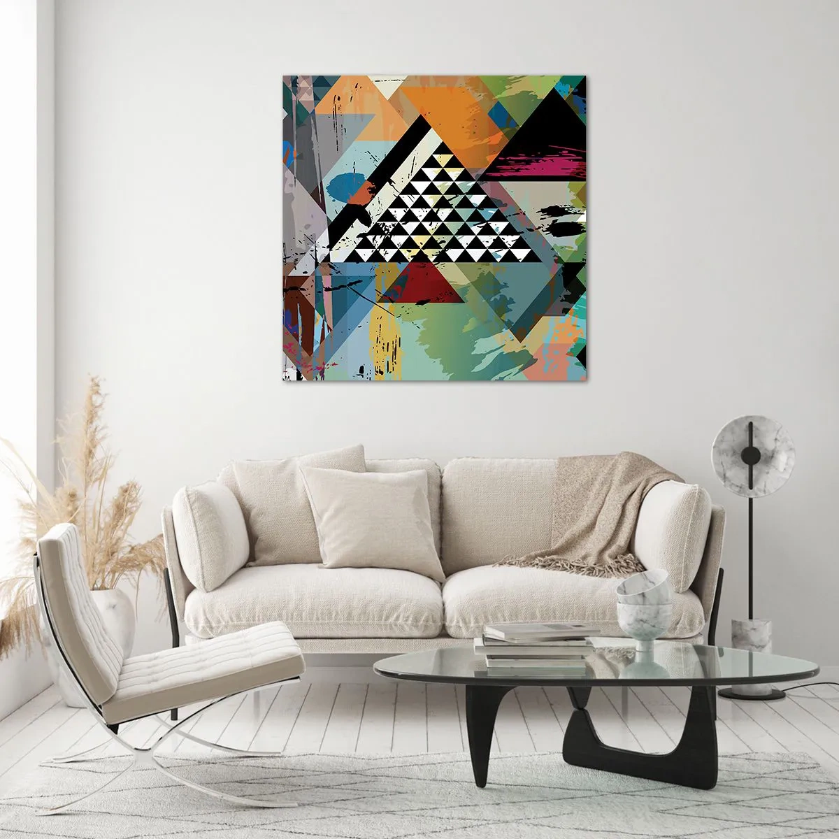 Obraz na skle - Aké je to jednoduché - 40x40 cm