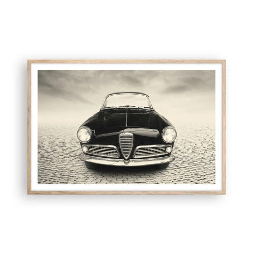 Plagát v ráme zo svetlého duba - Ako ma nemilovať? - 91x61 cm