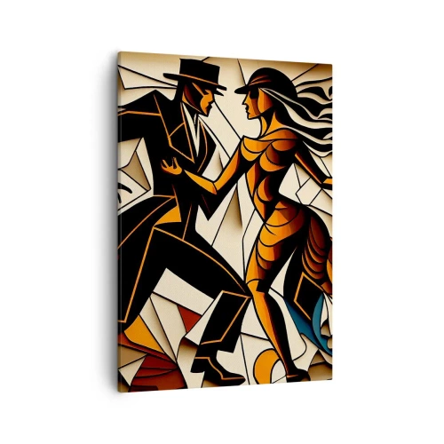 Obraz na plátne - Tanec vrelosti a vášne - 50x70 cm