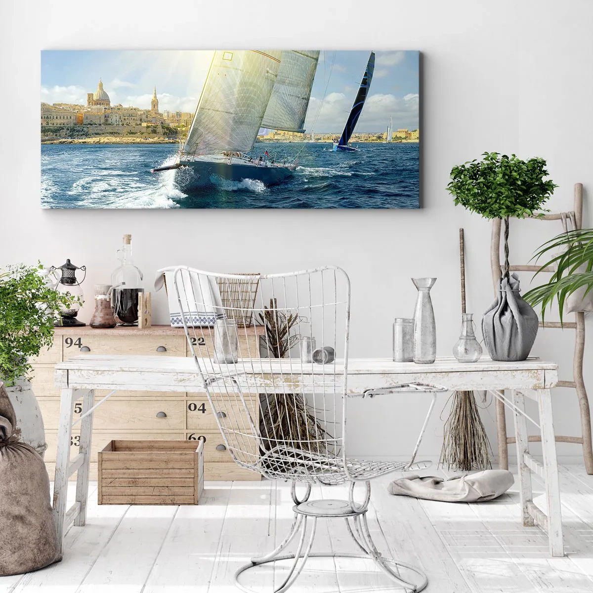 Obraz na plátne - Čas odísť z mesta - 160x50 cm