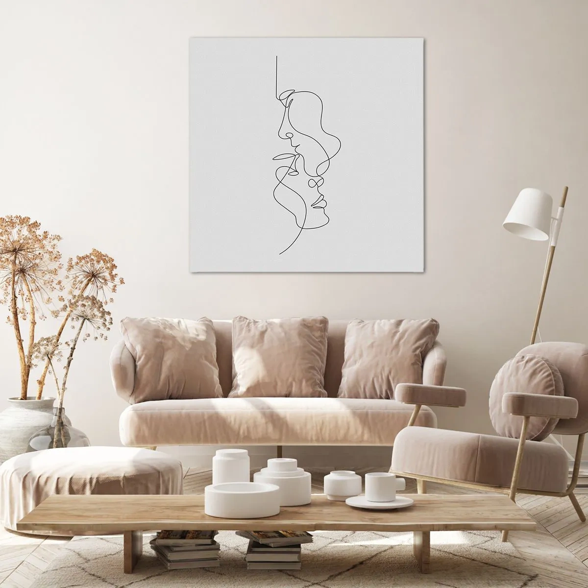 Obraz na plátne - Žiar vášnivých túžob - 70x70 cm