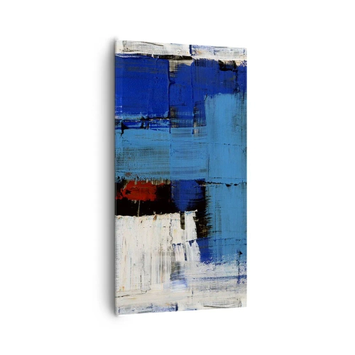Obraz na plátne - Tajomstvo modrej - 65x120 cm