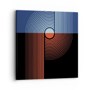 Obraz na plátne - V geometrickom objatí - 30x30 cm