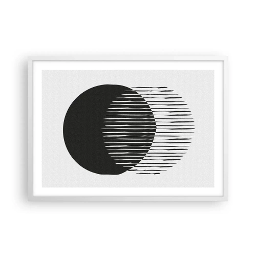 Plagát v bielom ráme - Jeho alter ego - 70x50 cm