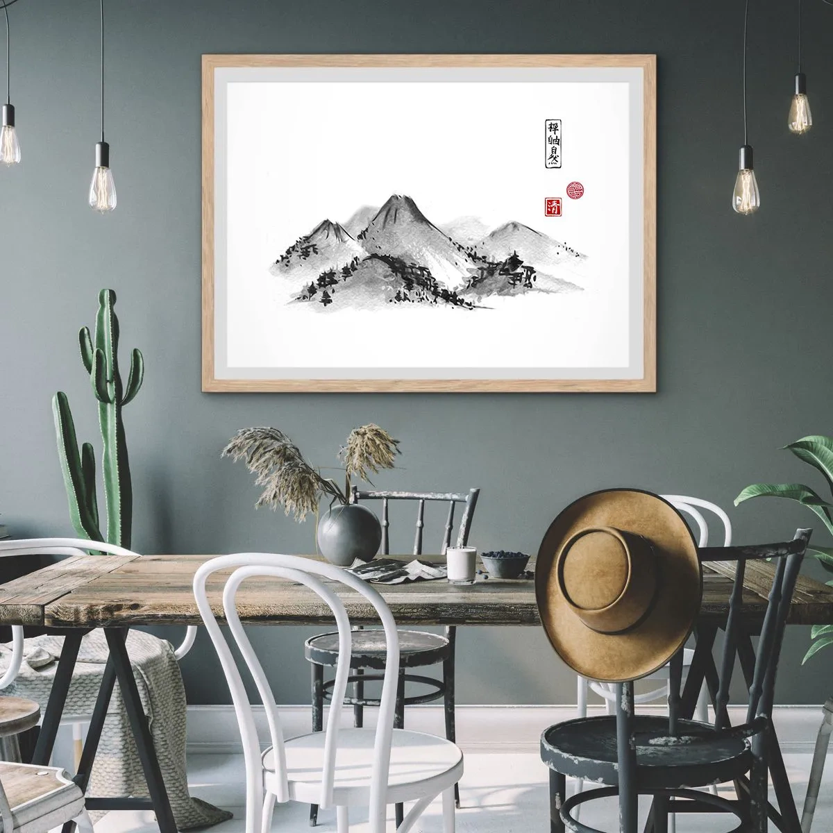 Plagát v ráme zo svetlého duba - Za hranicou vzdialenosti - 91x61 cm