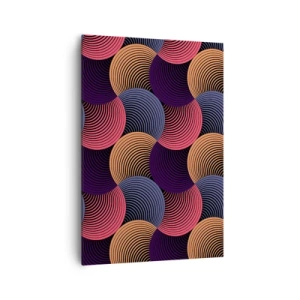 Obraz na plátne - V kruhovom rytme - 70x100 cm