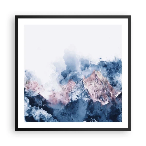 Plagát v čiernom ráme - To sú vrcholy! - 60x60 cm