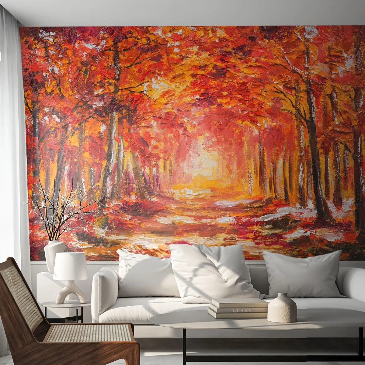 Fototapeta Standard Eco - Medený les - jeseň, Park, Krajina - 400x280 cm