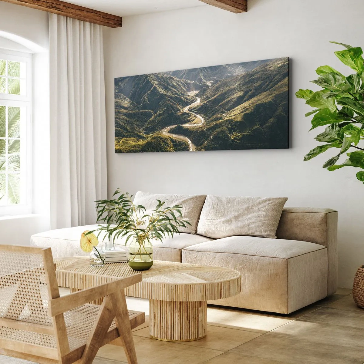 Obraz na plátne - Priamo zo srdca hôr - 160x50 cm