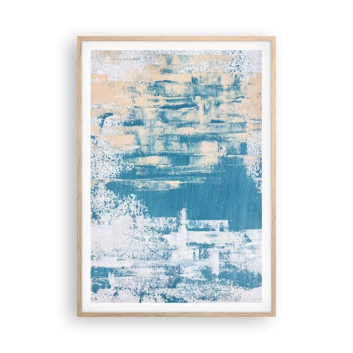 Plagát v ráme zo svetlého duba - Cez cencúľ - 70x100 cm
