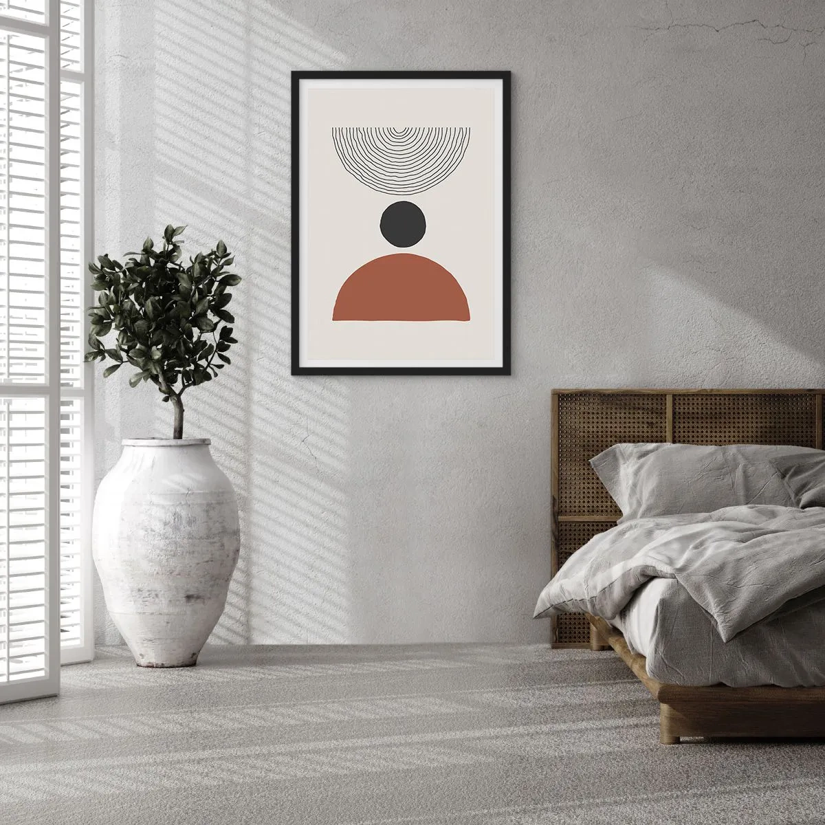 Plagát v čiernom ráme - V centre pozornosti - 61x91 cm