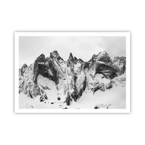 Plagát - Hrozivý žulový hrebeň - 100x70 cm