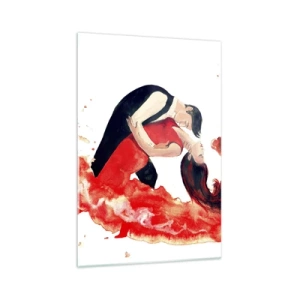 Obraz na skle - Tango - zmyselná vlna - 70x100 cm