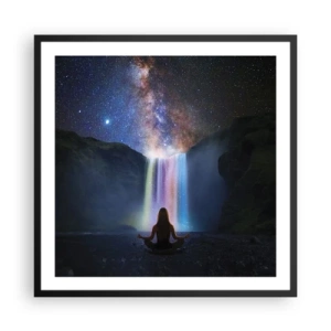 Plagát v čiernom ráme - Absolútna harmónia - 60x60 cm