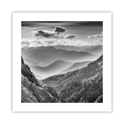 Plagát - Až k horizontu - 40x40 cm