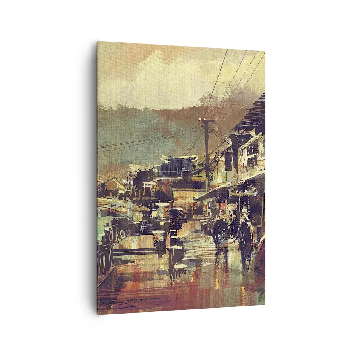 Obraz na plátne - Život ako bohatstvo šedej - 70x100 cm