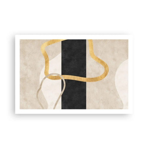 Plagát - Tvary v slučke - 91x61 cm