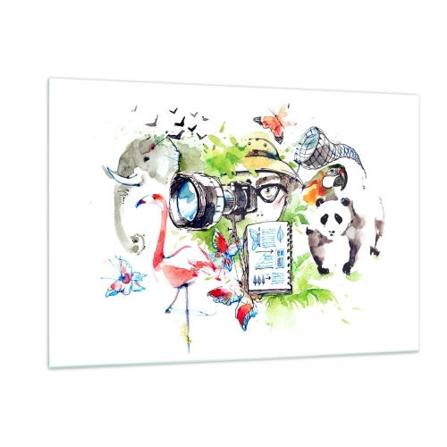 Obraz na skle - Objektívom cestovateľa - 120x80 cm