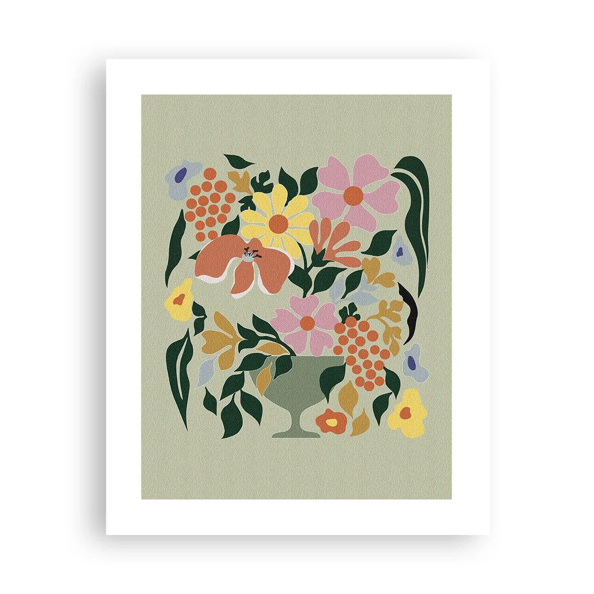 Plagát - Kytica prekypujúca životom - 40x50 cm