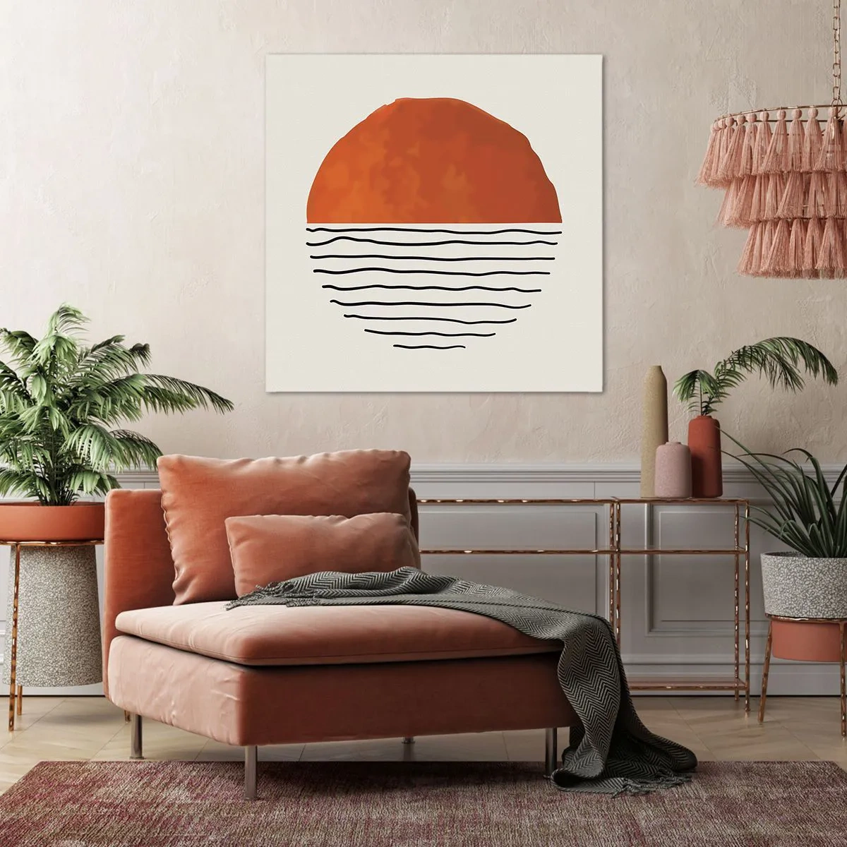 Obraz na plátne - V japonskej atmosfére - 30x30 cm