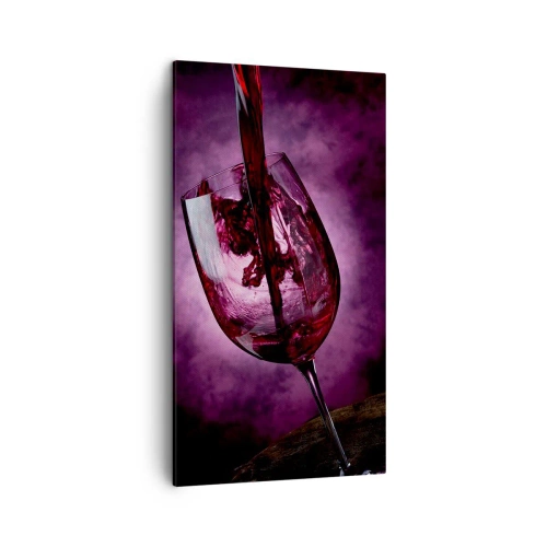 Obraz na plátne - Šarlát? Karmín? Nie, rubín. - 45x80 cm