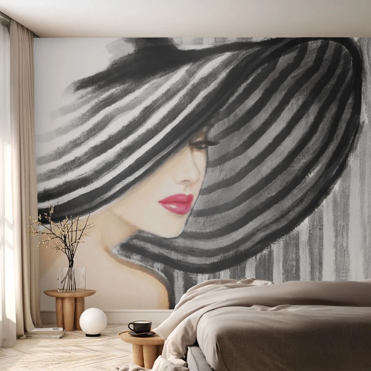 Fototapeta Premium Canvas - Kde ťa hľadať? - Žena, Ženská tvár, Portrét ženy - 300x210 cm