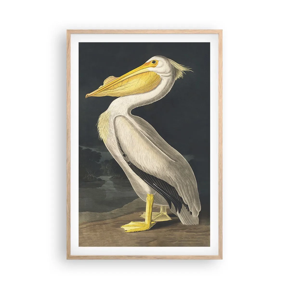 Plagát v ráme zo svetlého duba - Plný hrdosti - 61x91 cm