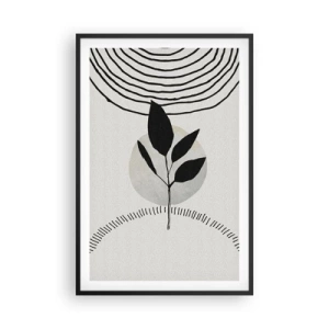 Plagát v čiernom ráme - Kompozícia: rituály prírody - 61x91 cm