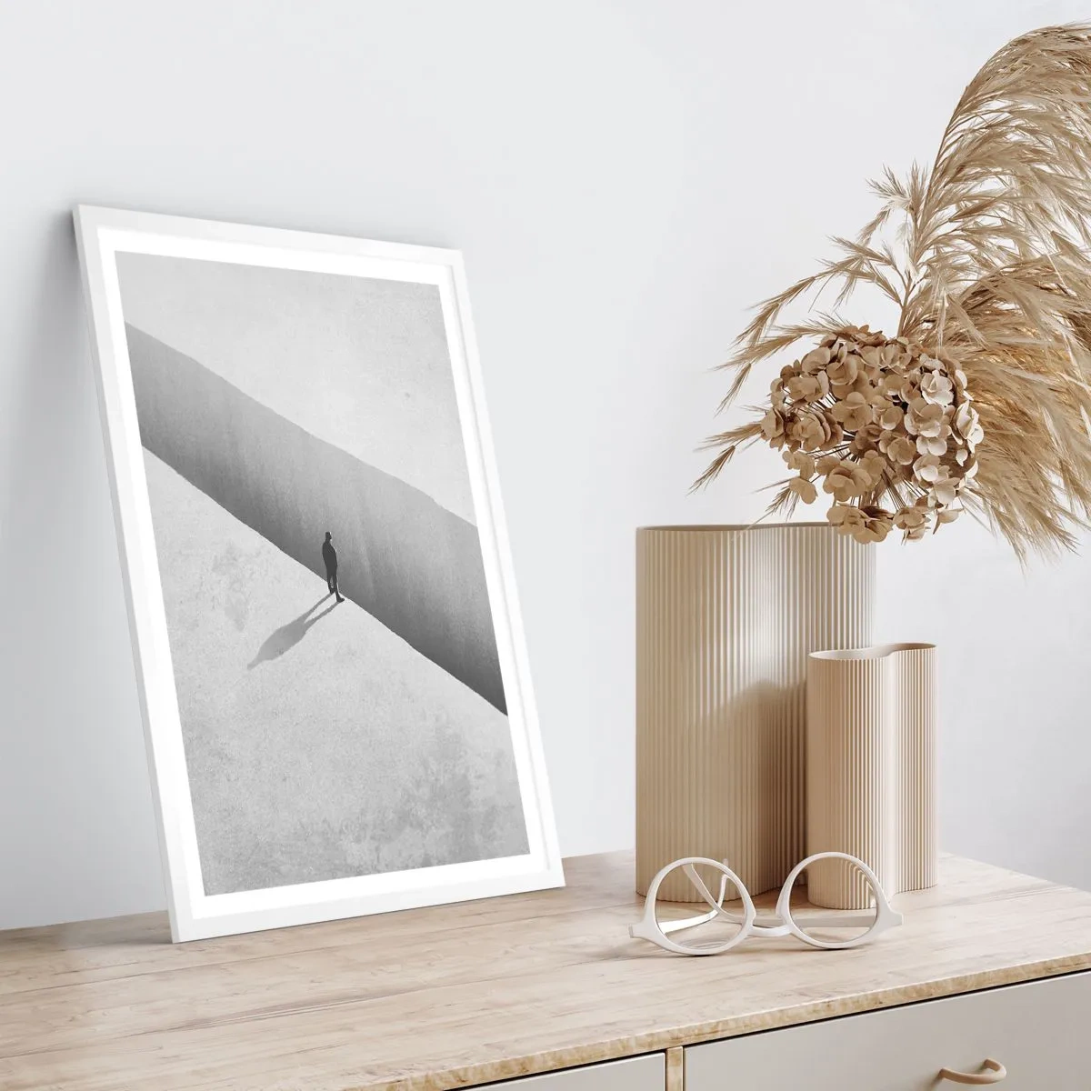 Plagát v bielom ráme - Jasný cieľ - 30x40 cm