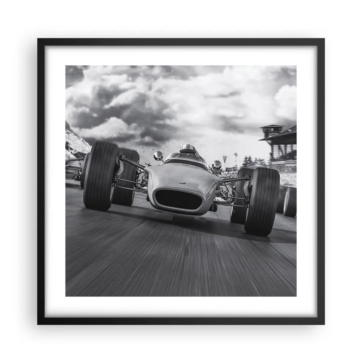 Plagát v čiernom ráme - Toto je sila! - 50x50 cm