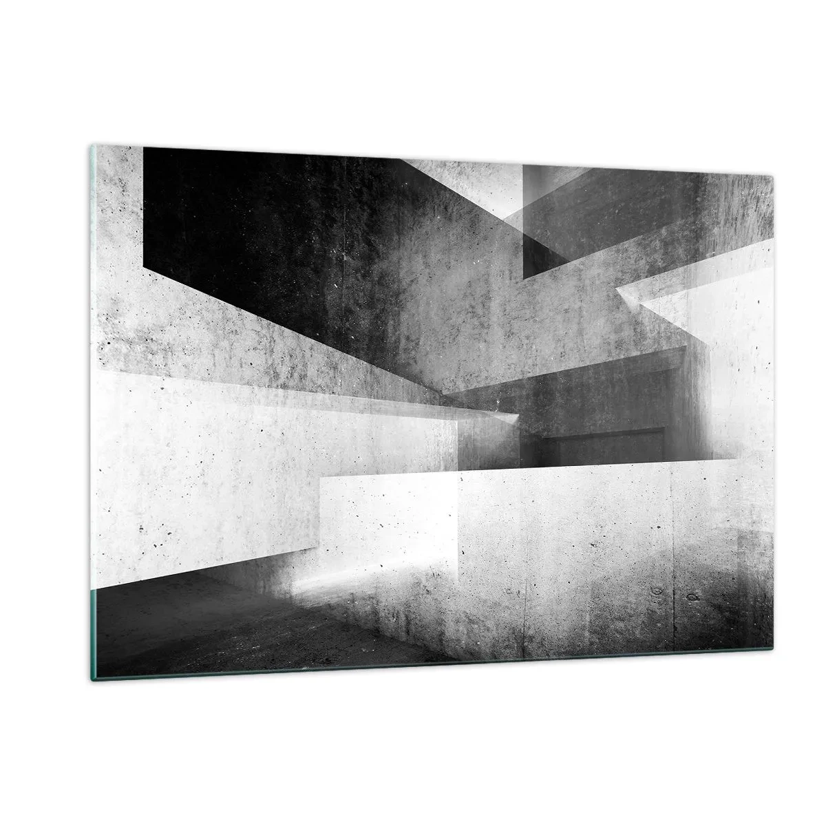 Obraz na skle - Štruktúra priestoru - 120x80 cm