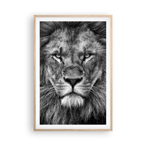 Plagát v ráme zo svetlého duba - V korunovačnom odeve - 61x91 cm