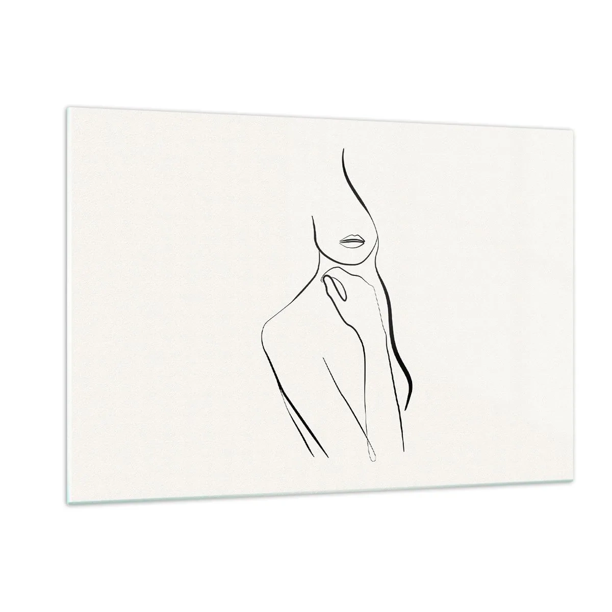 Obraz na skle - Vlna melanchólie - 120x80 cm