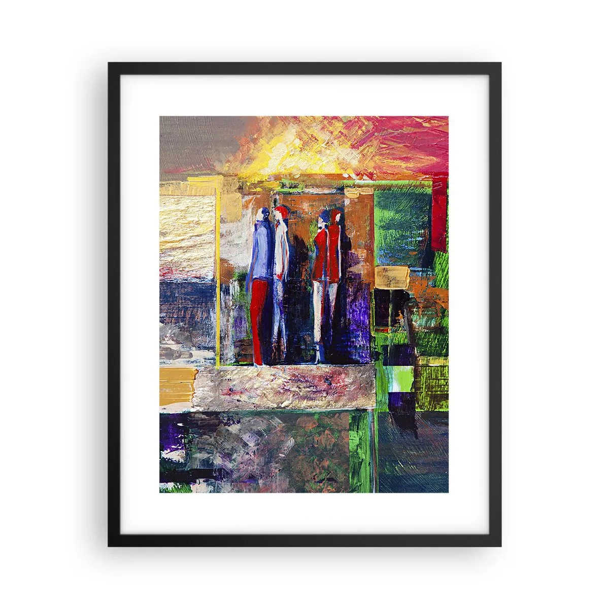 Plagát v čiernom ráme - Vzťahy a emócie - 40x50 cm