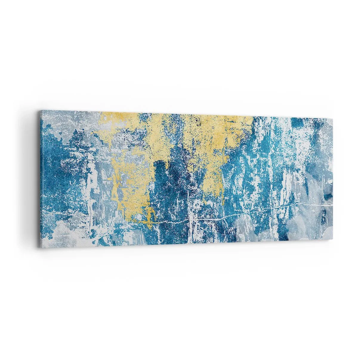 Obraz na plátne - Abstrakcia s dobrou náladou - 100x40 cm